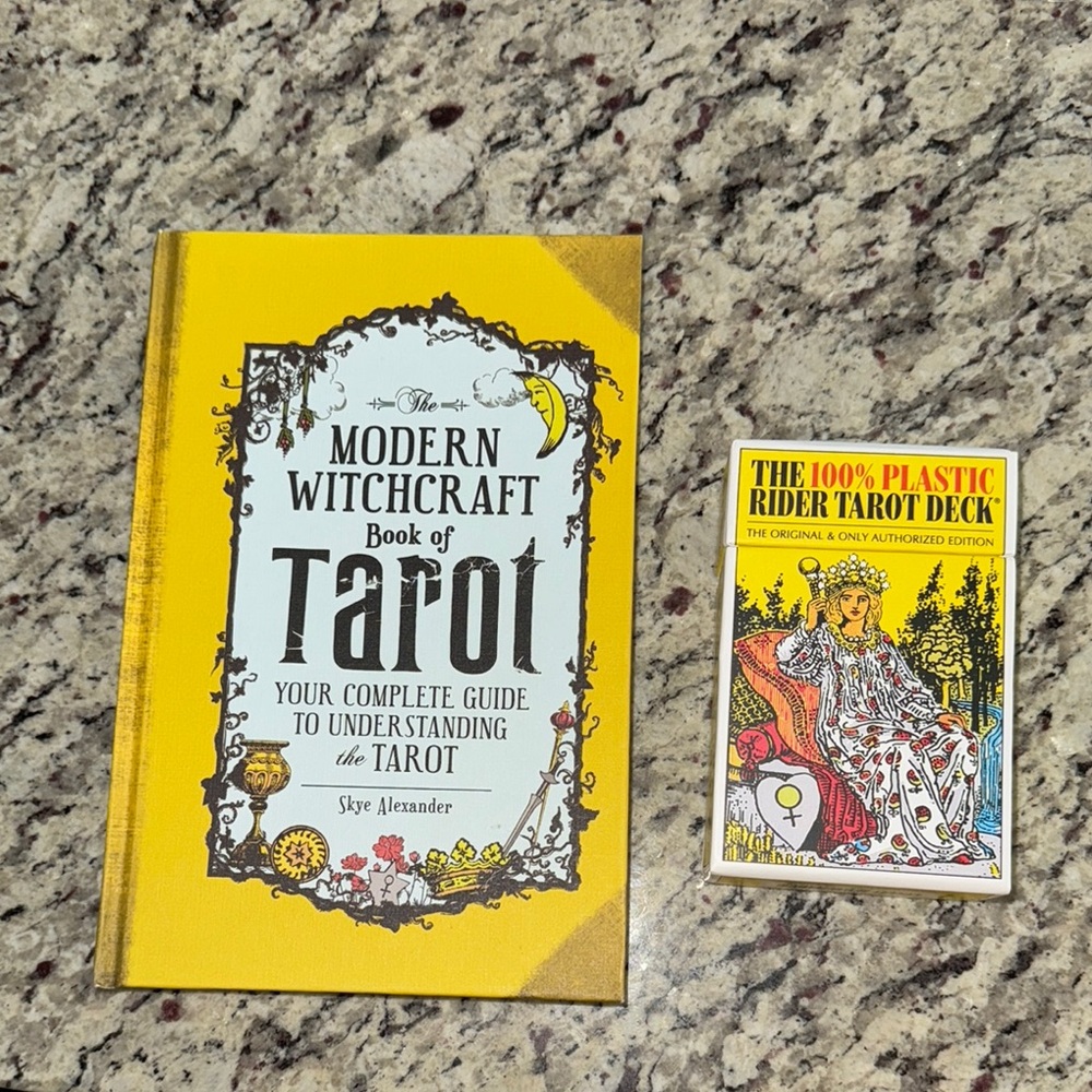 Modern Witchcraft Book of Tarot and Rider Tarot Deck